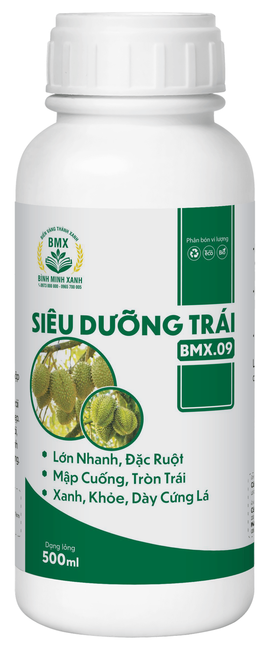 BMX 09 Siêu Dưỡng Trái dạng chai 500ml